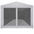 Party Tent with 8 Mesh Sidewalls 29.5' x 9.8' A949-45111