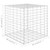 Gabion Raised Bed Silver Steel wire 23.6 in A949-145651