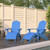 Garden Chair Aqua blue HDPE (High Density Polyethylene) Standard A949-3095699