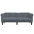 Sofa Dark grey Velvet (100% polyester), plywood, solid wood A949-372586