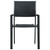 Garden Dining Set Black Powder-coated steel, glass, plastic A949-3099277