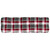 Sofa Cushion Set of 7 Red Check Pattern 100% Polyester A949-314601