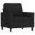 Sofa Chair Black Velvet (100% polyester), Metal Single A949-359184