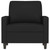 Sofa Chair Black Velvet (100% polyester), Metal Single A949-359184