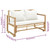  Bench Sofa Natural Bamboo Bamboo Standard Durable Outdoor Bench A949-43157