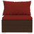 Garden Lounge Set Brown, Cinnamon Red A949-3102731
