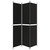 3-Panel Room Divider Black 59.1"x86.6" Fabric A949-350245