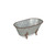 Jumbo Hammered Metal Bathtub Sculpture N270-399640