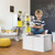 Safety Hinge Wooden Chest Organizer Toy Storage Box-Gray B593-HW55248color