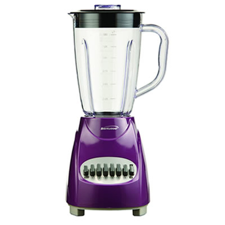 Brentwood 12-Speed Blender with Plastic Jar in Purple D970-JB-220PR