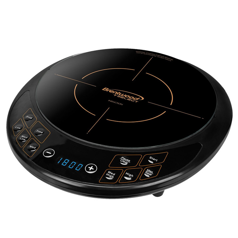 Brentwood Single Electric Induction Cooktop in Black D970-TS-391