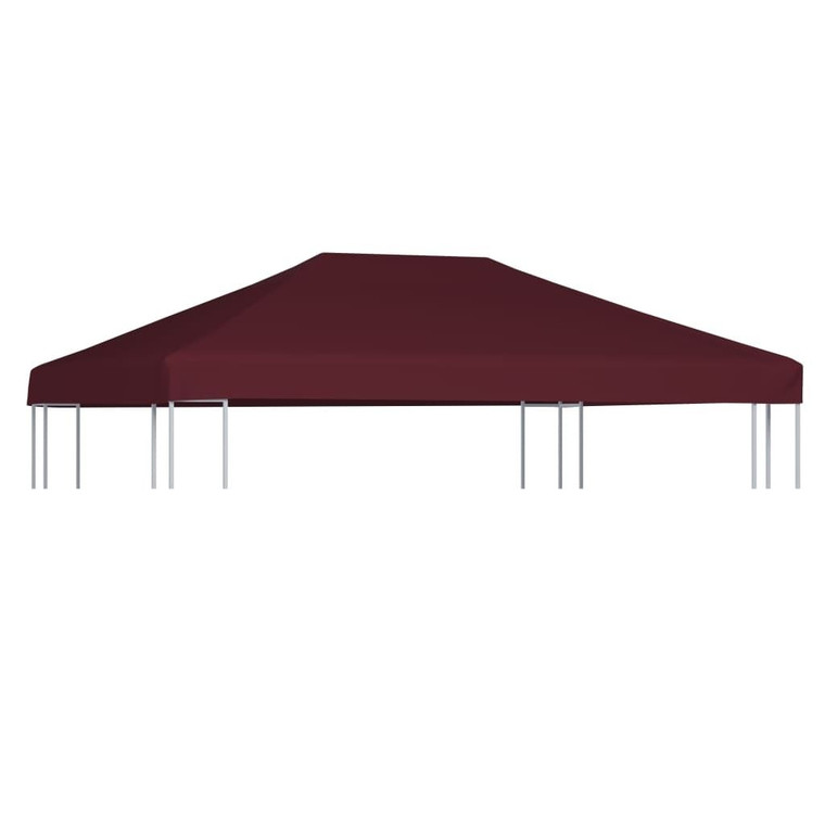 Gazebo Top Cover 9.1 oz/yd 9.8'x13.1' Bordeaux A949-46624