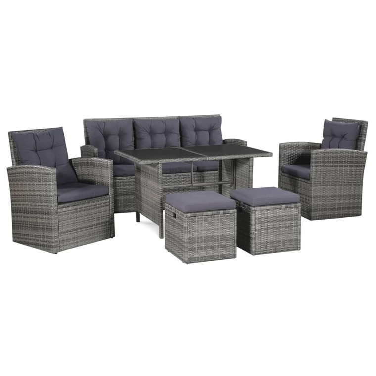  Sofa Set Grey and Dark Grey A949-43960