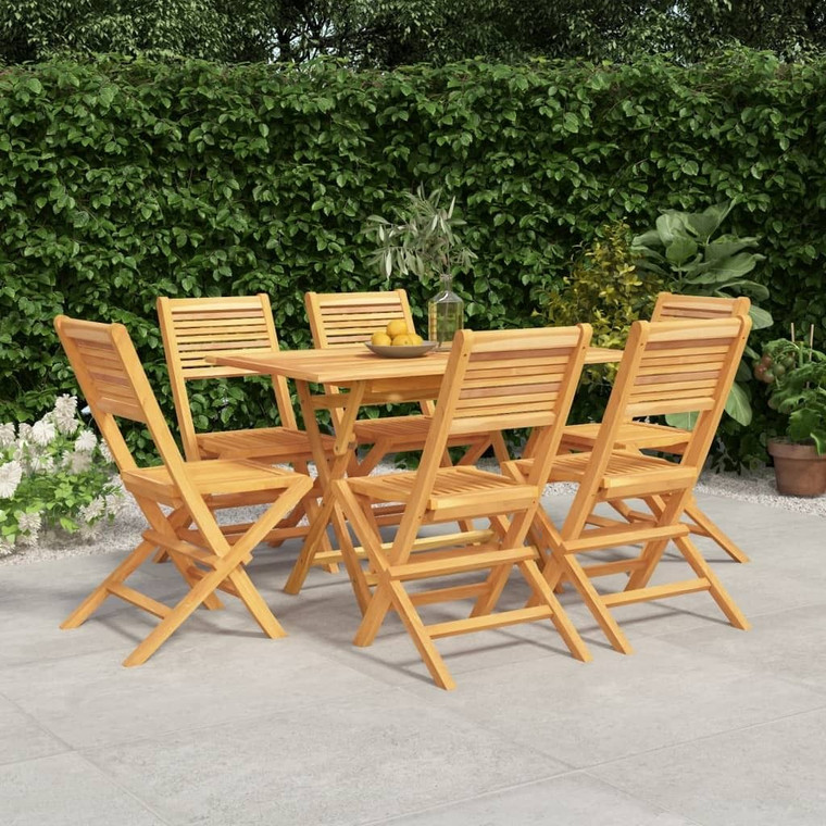 Garden Dining Set Teak Solid teak wood Medium Foldable A949-3155012