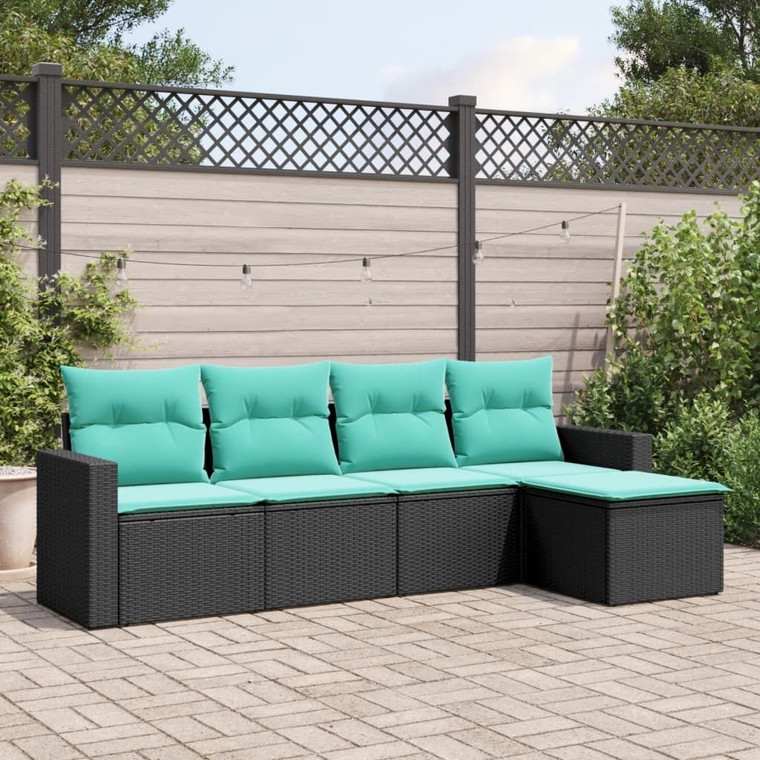 Garden Sofa Set Black A949-3218877