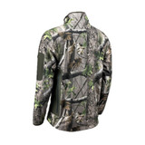 Game Pursuit reversible jacket in green and camouflage, fleece waterproof jacket