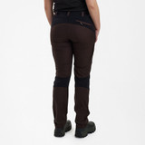 Deerhunter Lady Ann trousers in Dark Prune 477. Teflon coated, lightweight trousers which repel water and stains.
