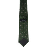 Jack Pyke Pheasant patterned silk tie in Green