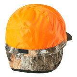 Deerhunter Muflon Cap with safety in Realtree Edge camouflage. Hunting cap with reversible orange safety flap