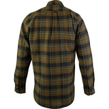 Jack Pyke flannel shirt in brown check, men's country check cotton shirt for shooting