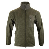 Jack Pyke Weardale Knitted jacket in green, men's knitted fleece jacket for shooting