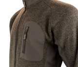 Jack Pyke Weardale Knitted Jacket Brown, men's knitted fleece jacket for shooting