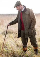 Alan Paine Rutland Tweed Breeks in lichen colour, men's country breeks in green check