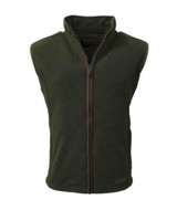 Game Stanton fleece gilet in forest green