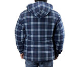 Game Richmond Sherpa fleece lined shirt in blue check