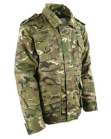 Kombat UK children's btp camouflage jacket, lightly padded camo jacket