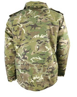 Kombat UK children's btp camouflage jacket, lightly padded camo jacket