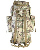 Kombat UK cadet rucksack in BTP camouflage, 60 litre rucksack in camo