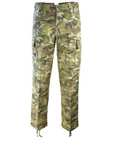 Kombat UK M65 BDU ripstop combat trousers in BTP camouflage, polycotton material tactical style trousers