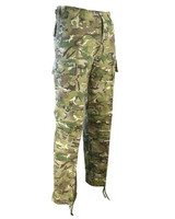 Kombat UK M65 BDU ripstop combat trousers in BTP camouflage, polycotton material tactical style trousers