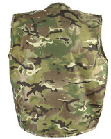 Kombat UK children's tactical vest waistcoat in BTP camouflage, kid's army / explorer style camo vest