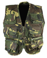 Kombat UK children's tactical vest waistcoat in DPM camouflage, army / explorer style vest for kids