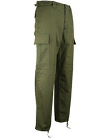 Kombat UK M65 BDU Ripstop combat trousers in green, polycotton blend tactical style combats