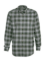 Percussion Tradition shirt in green check, made from 100% cotton