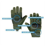 Tactical Gloves in green, ideal for airsoft