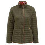 Alan Paine Ladies Felwell quilted jacket in green