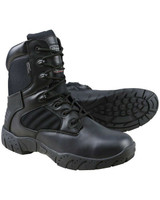 Kombat UK Tactical Pro Boots half leather and half nylon, zip up boots in black for air soft or other sports