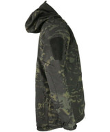 Kombat UK Patriot soft shell jacket in MT black camouflage