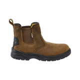 Castle Fort Regent Safety Boots with steel toe cap, in leather