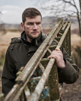 Hoggs of Fife Green King 2 Jacket, men's lightweight waterproof jacket in green