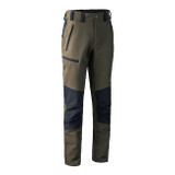 Deerhunter Strike Full Stretch Trousers in brown and black, men's lightweight and comfortable stretch material trousers