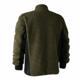 Deerhunter Rogaland Fibre Pile Jacket in green, men's thick and warm fleece jacket