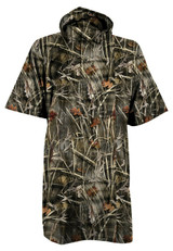 Percussion waterproof poncho in ghost camo camouflage