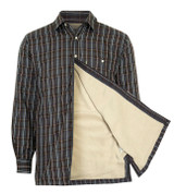 Champion Country Estate Sherbourne fleece lined check shirt in green or blue