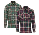 Champion Country Estate men's Kempton shirt made from 100% cotton, men's country check shirt