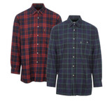 Champion Country Estate Matlock shirt in red or green check, men's country check cotton shirt